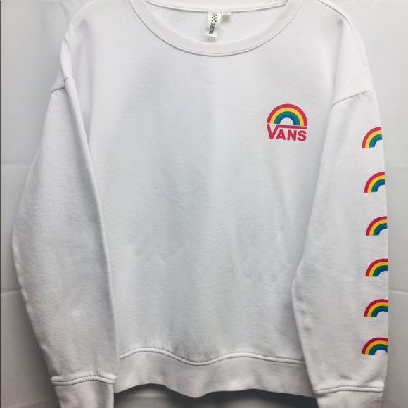 vans rainbow sweatshirt